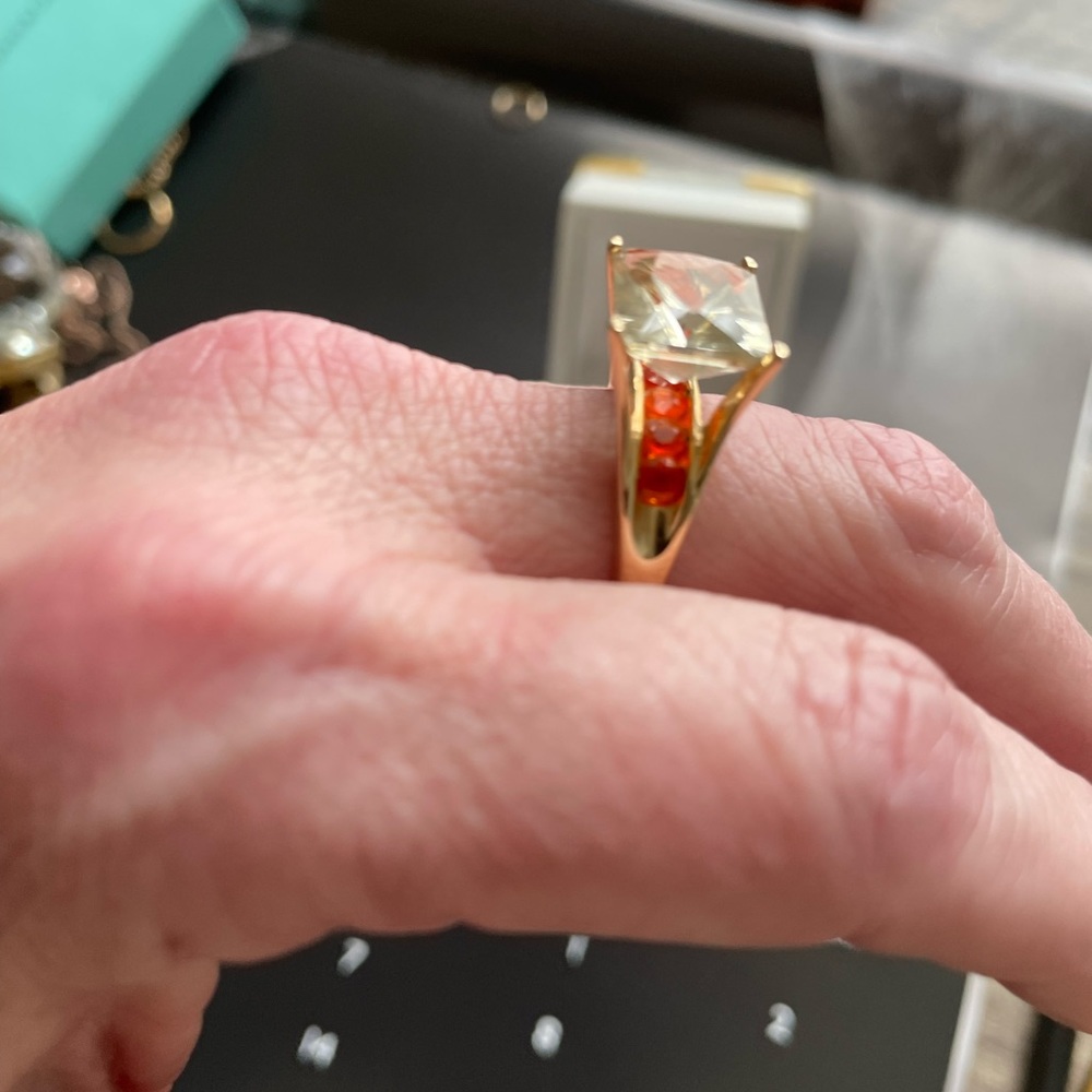 Designer Made Goshonite Large Rectangular Brillia… - image 6